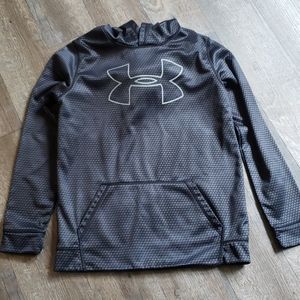 Boys Loose Under Armour YXL Black Hoodie